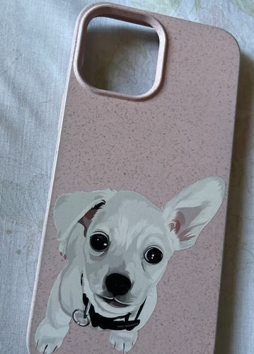 Customer photo review of Eco-Friendly Pet custom phone case