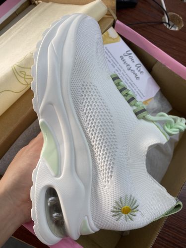 Customer photo review of Lace Up, Walking Sneakers for Women