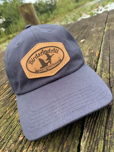 Customer photo review of Leather Patch Unstructured Hat
