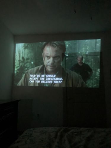 Customer photo review of Mini Projector