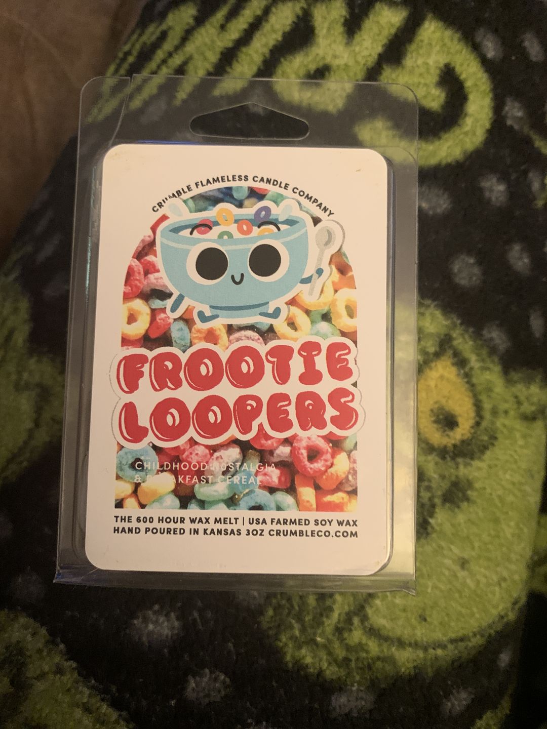Customer photo review of Frootie Loopers Wax Melts