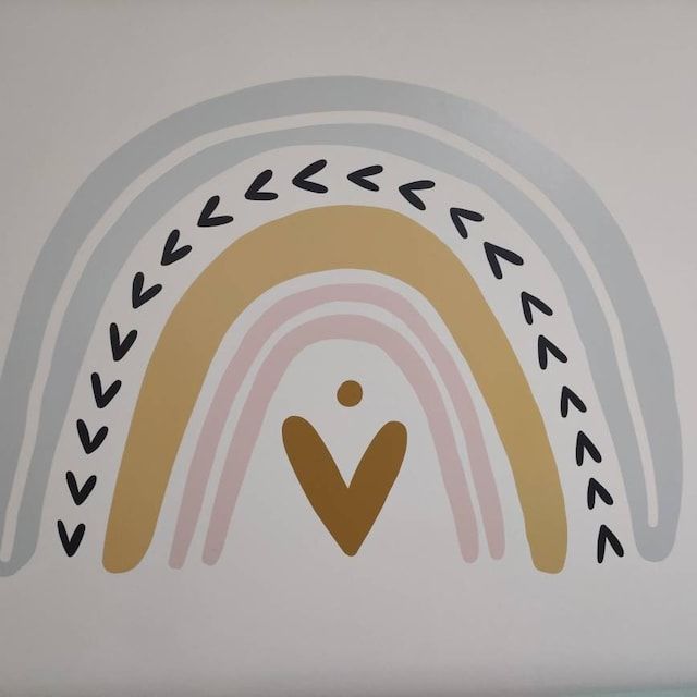Customer photo review of Wandsticker rainbow
