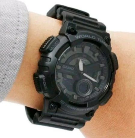 Customer photo review of Reloj Casio Análogo-Digital Vintage AEQ-110W-1BVDF Negro
