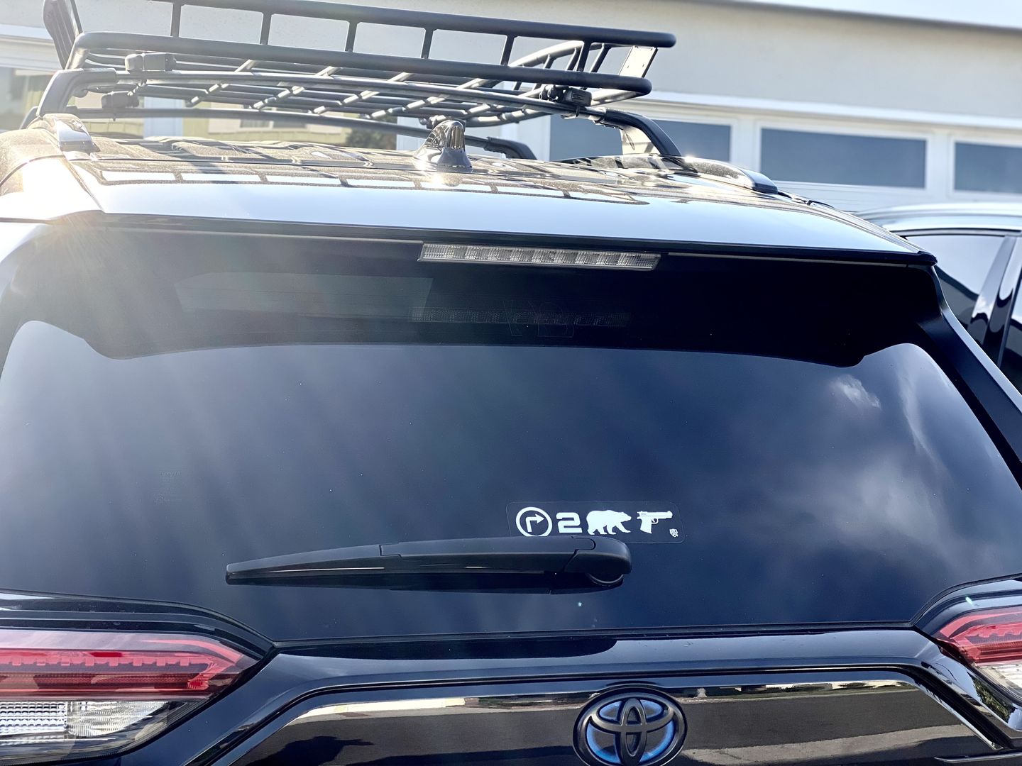 Customer photo review of Right 2 Bear Arms Decal