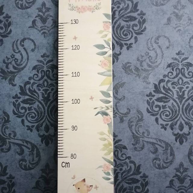 Customer photo review of Personalisierte Messlatte Löwe