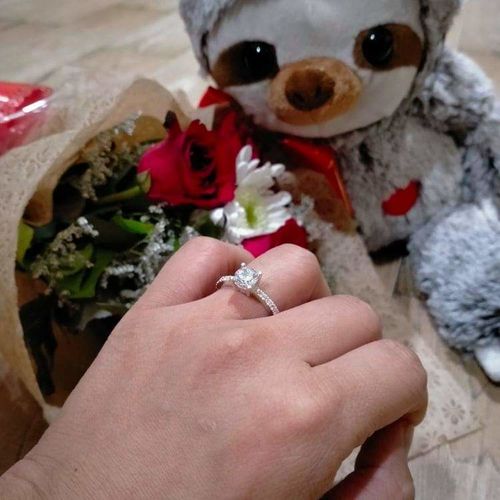 Customer photo review of 1ct Porto Engagement Ring