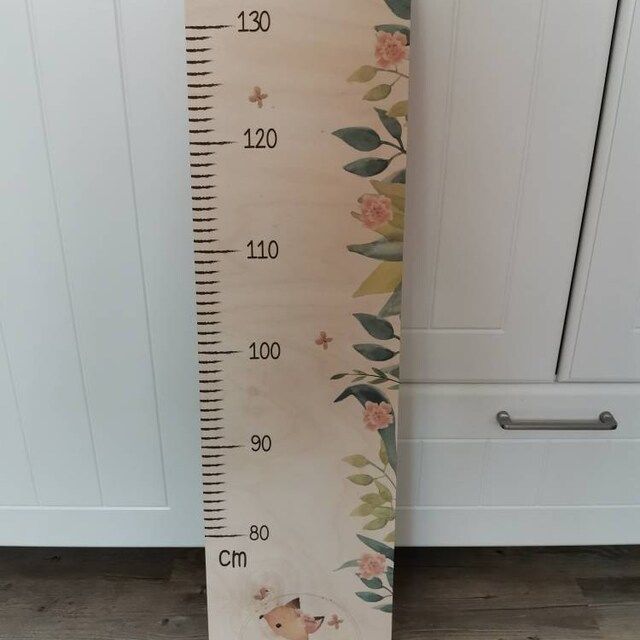 Customer photo review of Personalisierte Messlatte Löwe