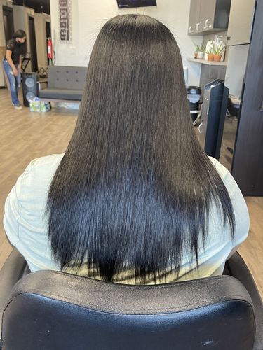 Customer photo review of Premium Infrared Flat Iron