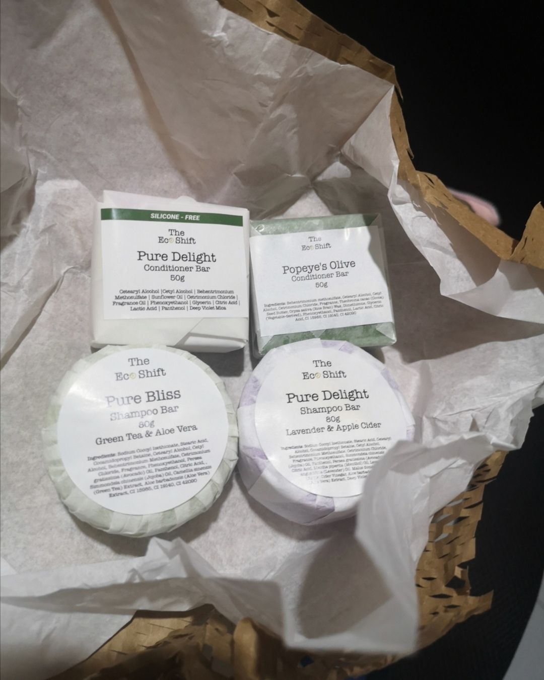 Customer photo review of Pure Bliss | Shampoo Bar