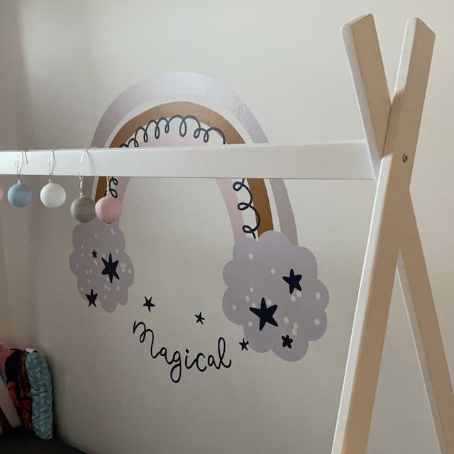 Customer photo review of Wandsticker rainbow