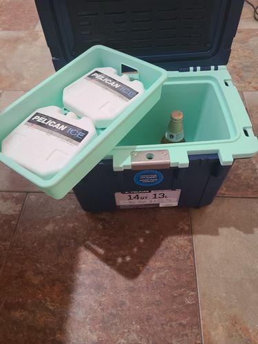 Customer photo review of Pelican™ 14QT Personal Cooler & Dry Box