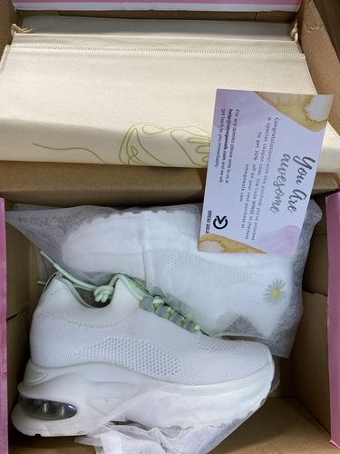 Customer photo review of Lace Up, Walking Sneakers for Women