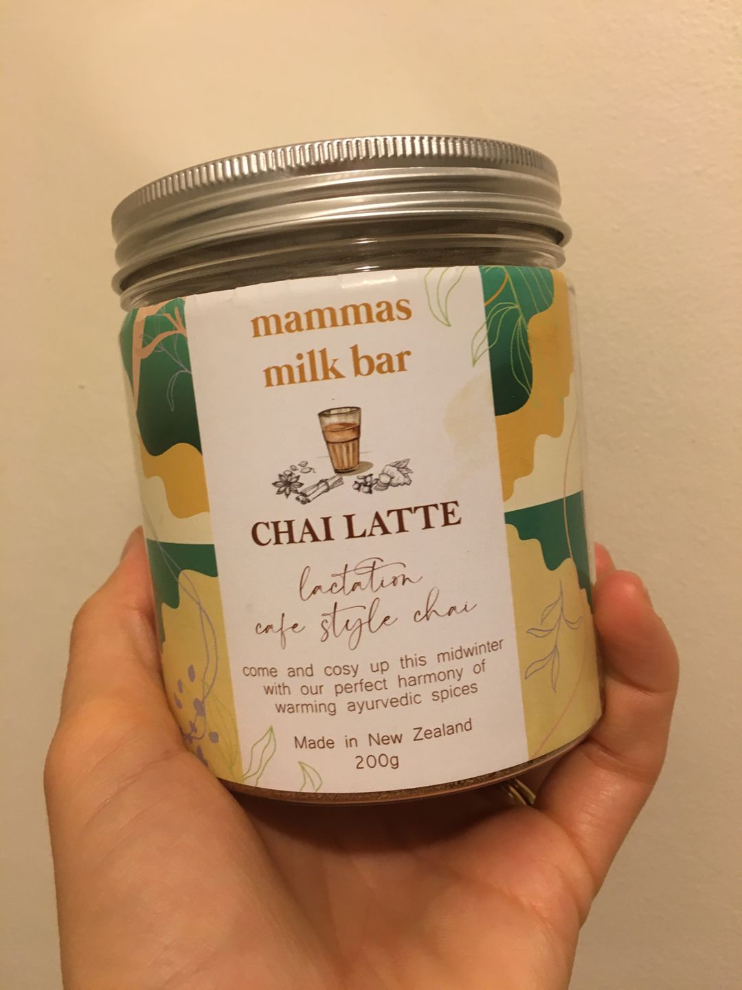 Customer photo review of Lactation Chai Latte