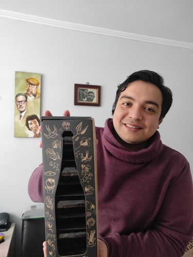 Customer photo review of Brindemos por EllosJuego de 4 Vasos