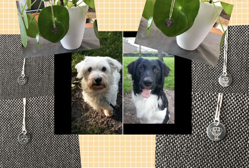 Customer photo review of Silber Lineart Big Love Halskette