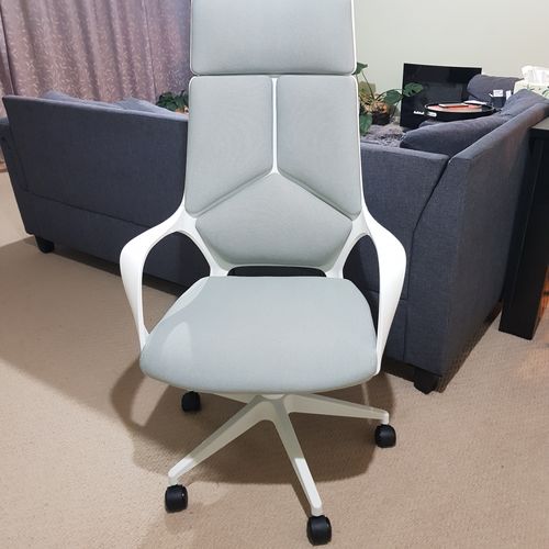 Customer photo review of Valeria Office Chair Highback  (Free Shipping Nationwide)