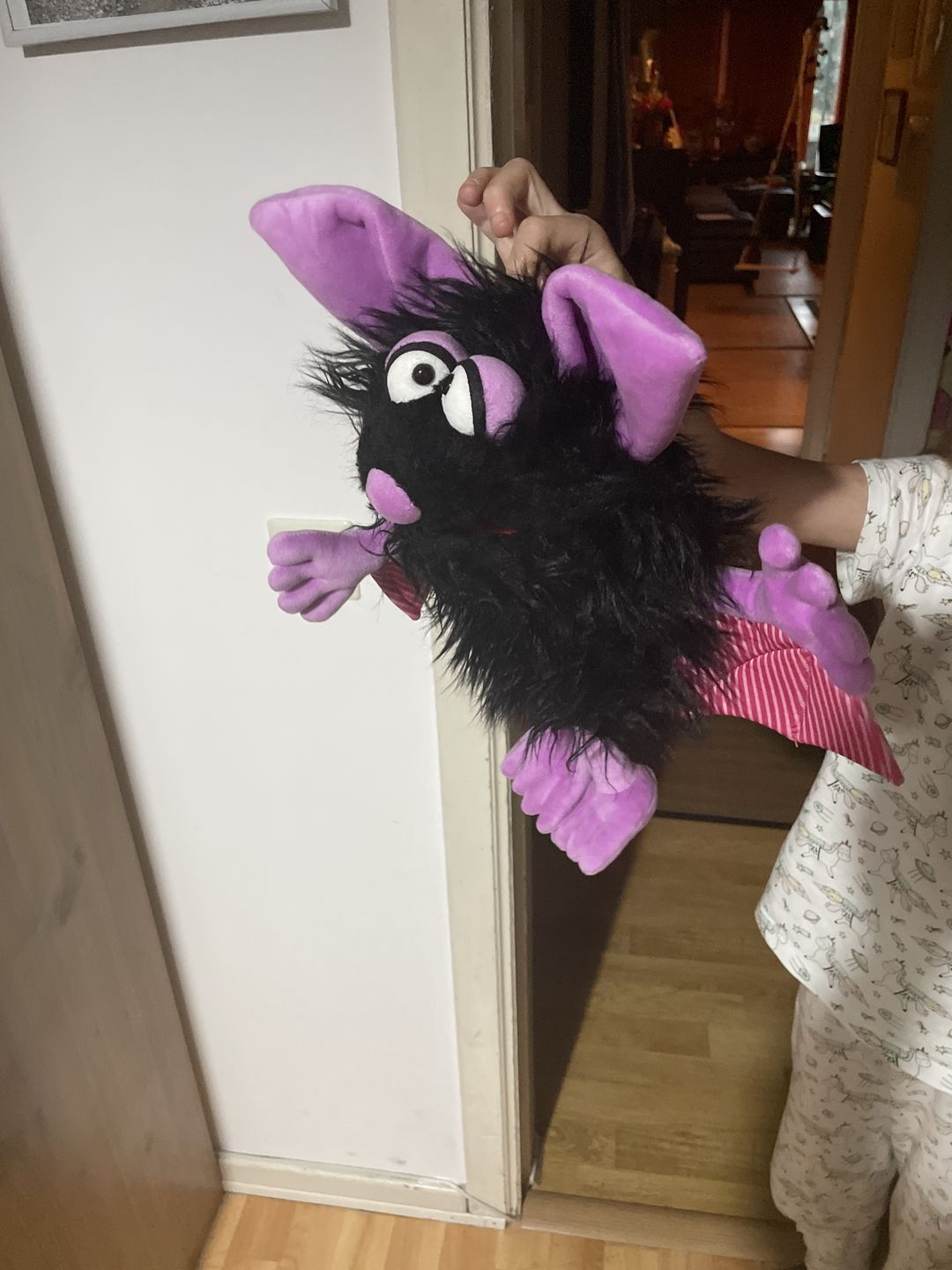 Customer photo review of Rat Chauve Souris Noir Marionnette