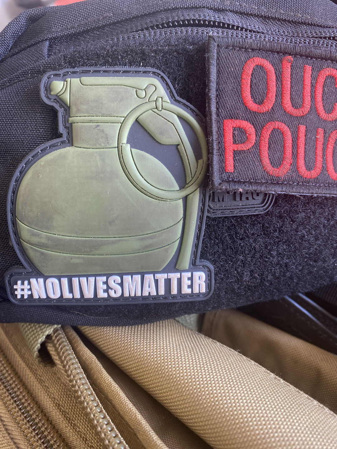 Customer photo review of #NOLIVESMATTER Morale Patch