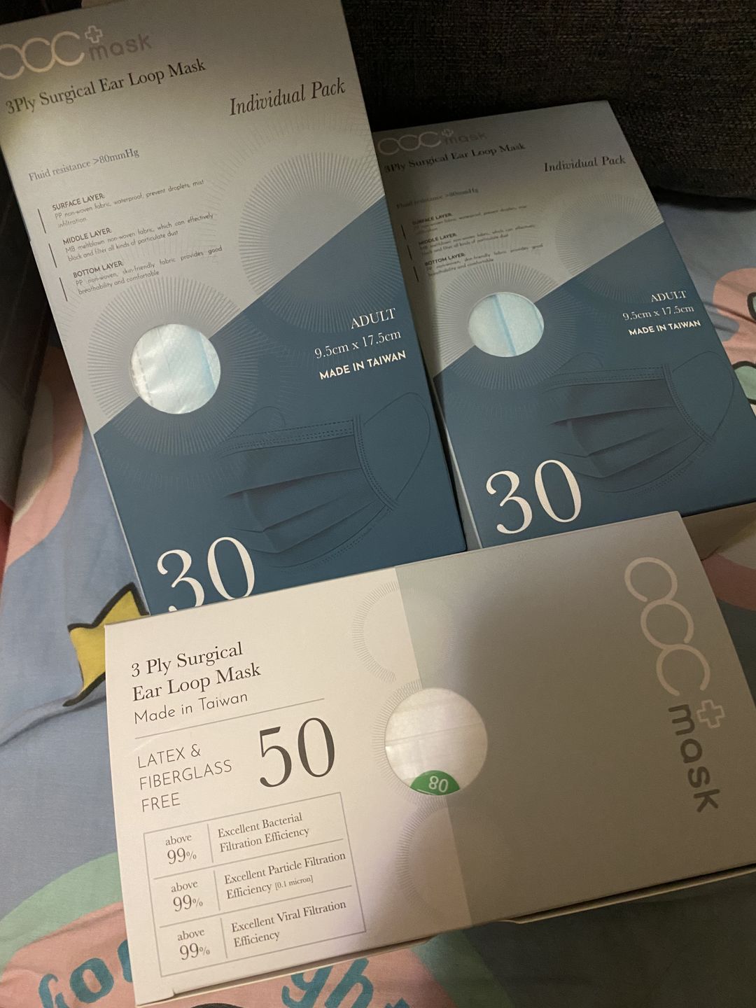Customer photo review of acc+ 獨立包裝 台灣零號成人口罩