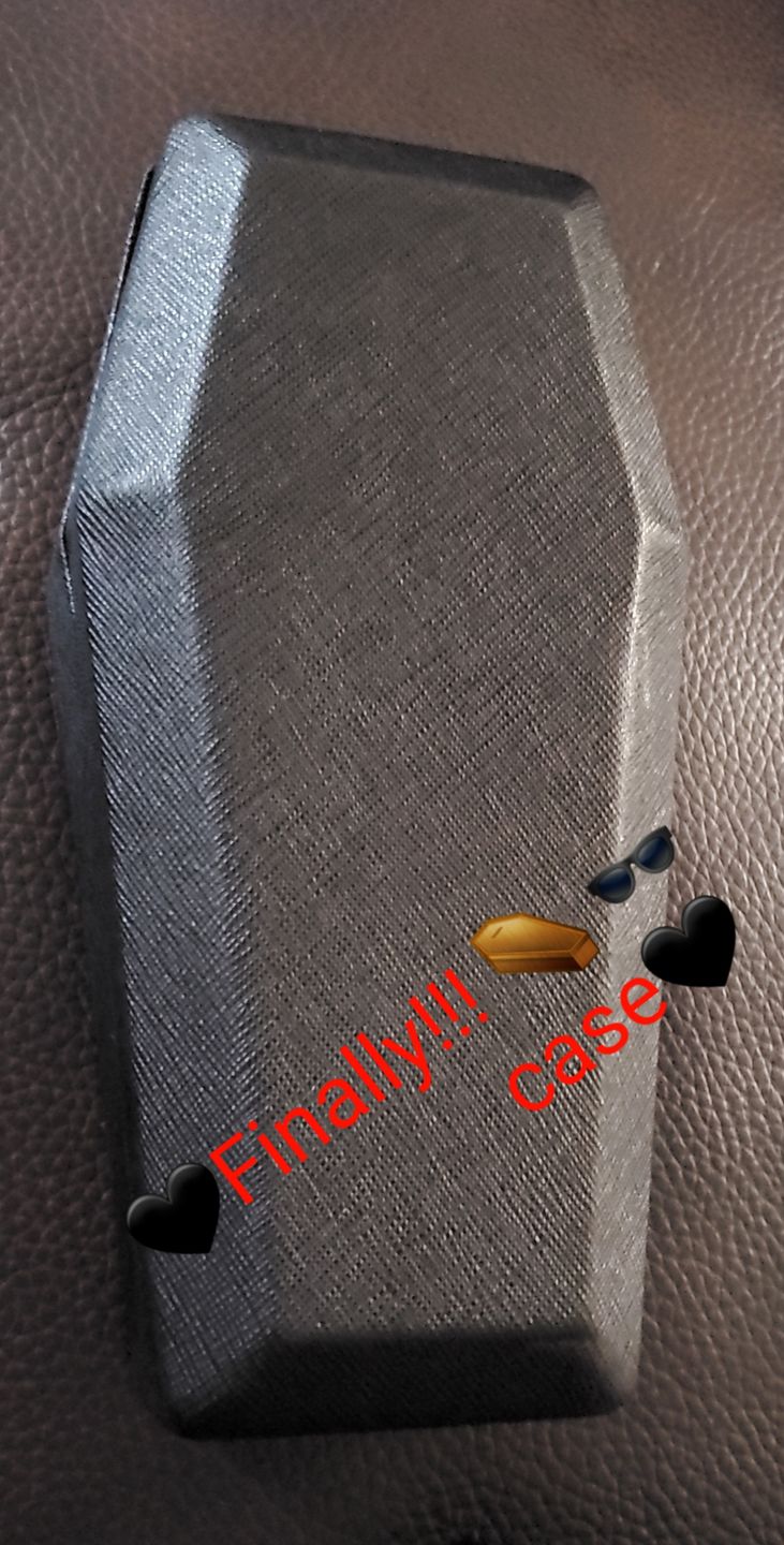 Customer photo review of Vamp Coffin Sunglass Case