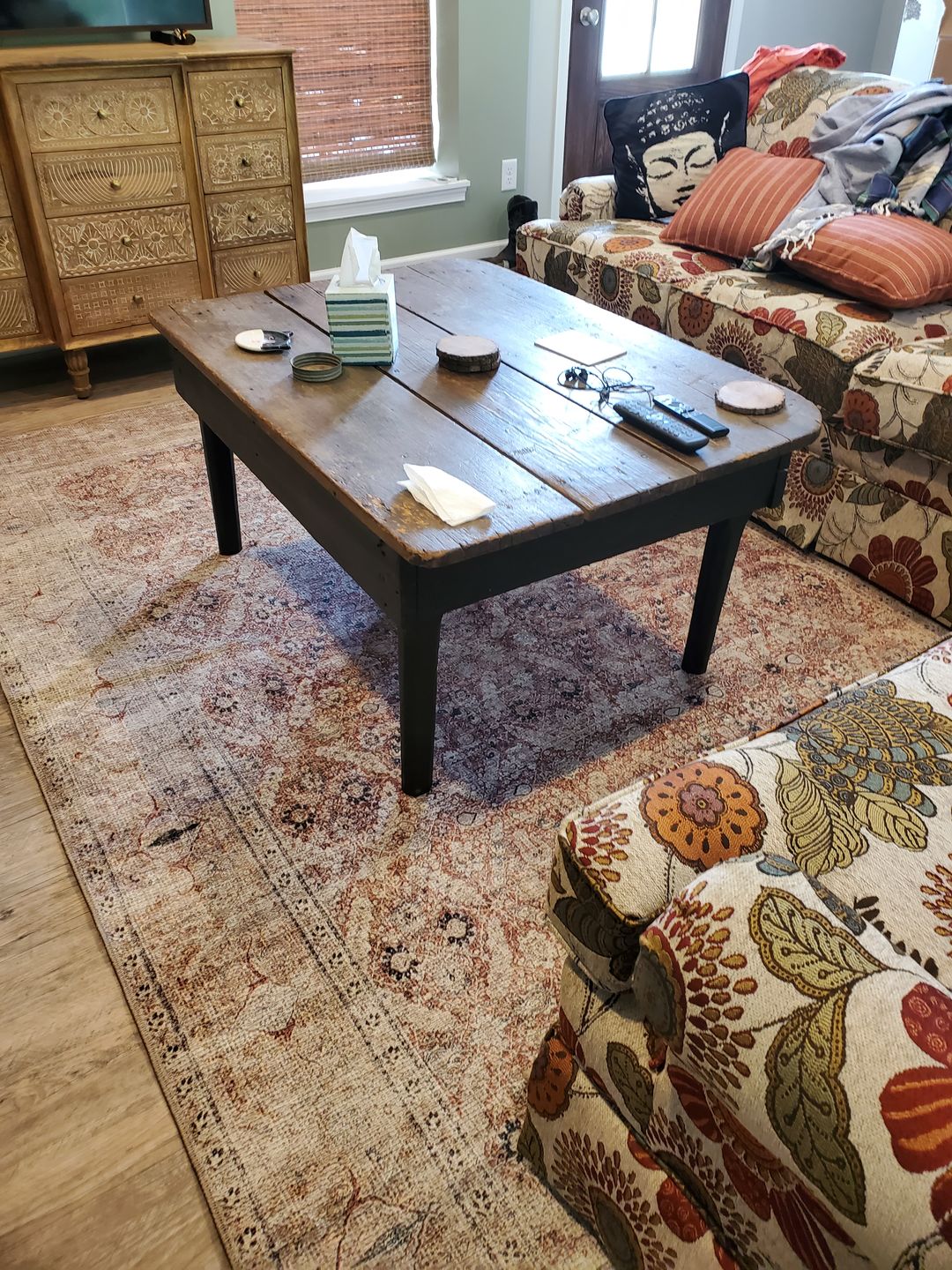 Customer photo review of Distressed Vintage Levent Area Rug