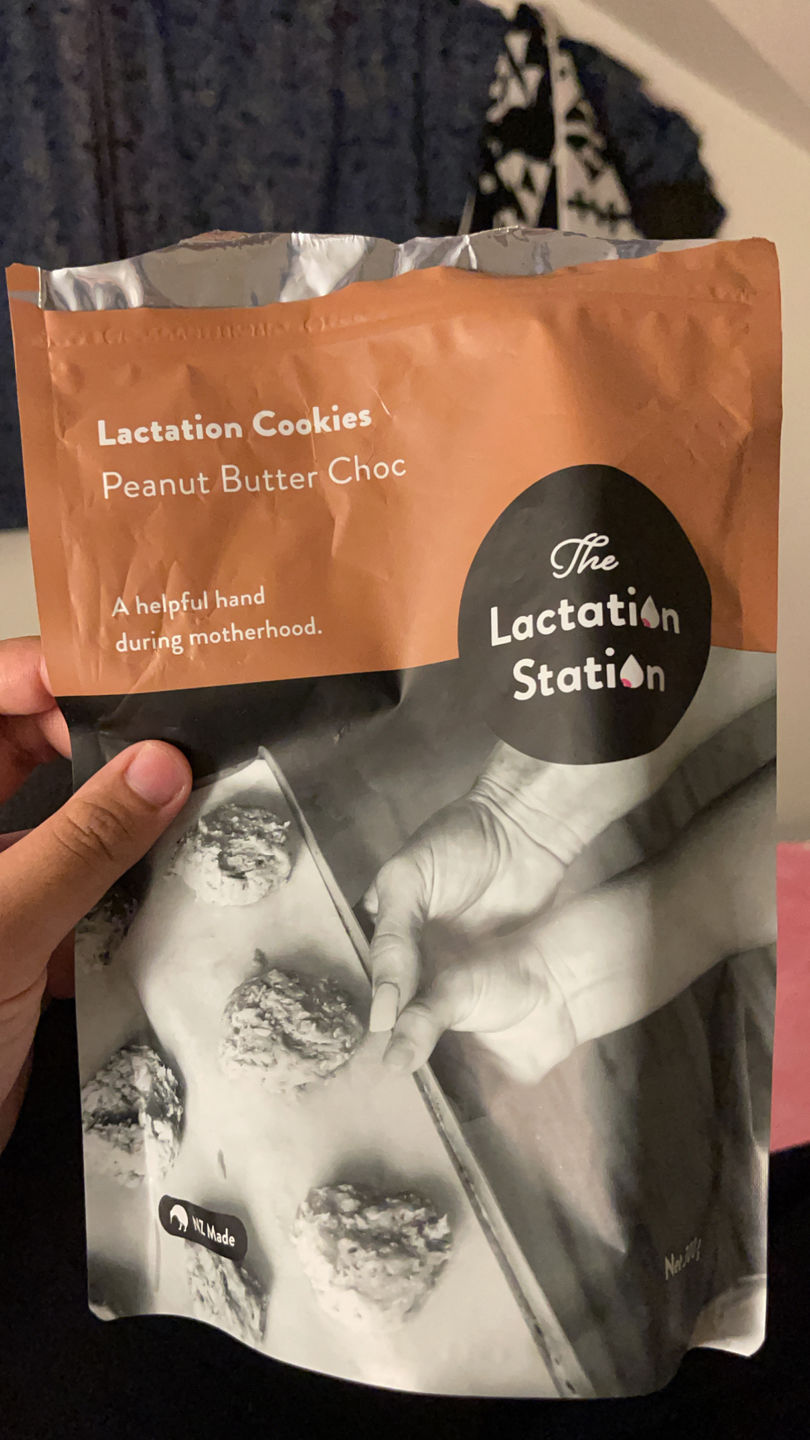 Customer photo review of Peanut Butter Choc Lactation Cookies