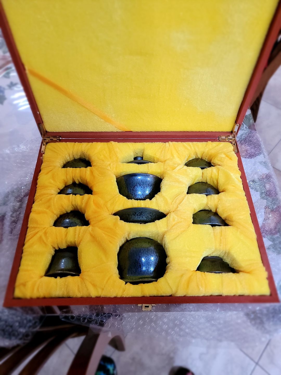 Customer photo review of Glacier Tea Set
