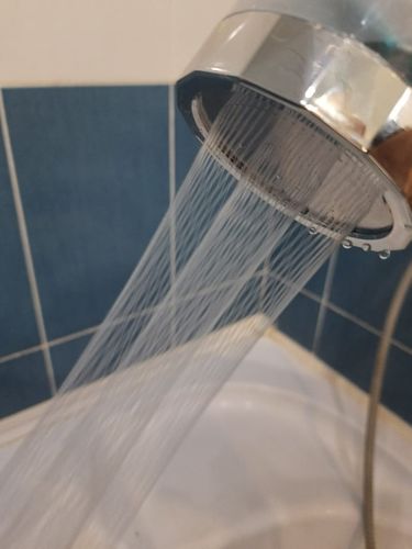 Customer photo review of HexoTurbo™ Rotating Shower Head