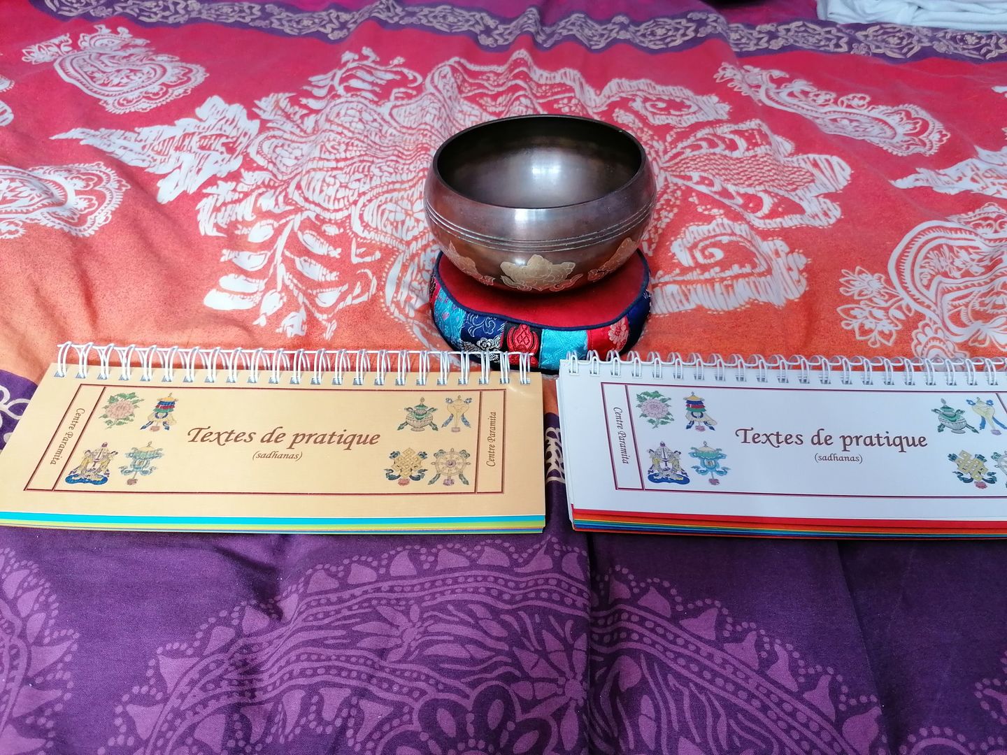 Customer photo review of NOUVEAU | 23 Textes de Pratiques Bouddhistes | Sadhanas 2 Volumes