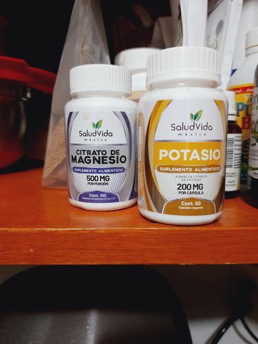 Customer photo review of Pack Citratos - Citrato de Magnesio 100 y Citrato de Potasio 60 cápsulas