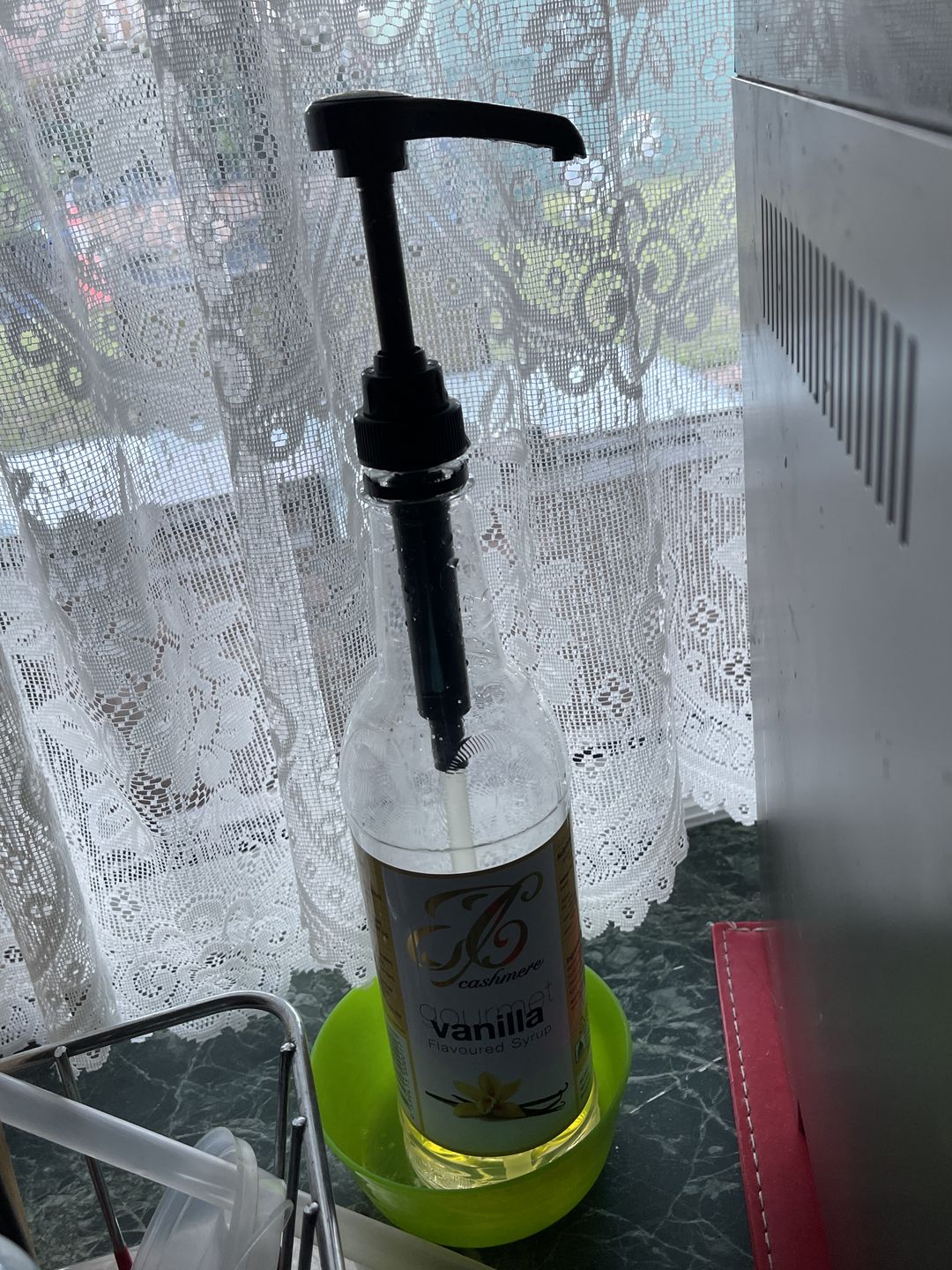 Customer photo review of Syrup Pump for 750mL Bottle
