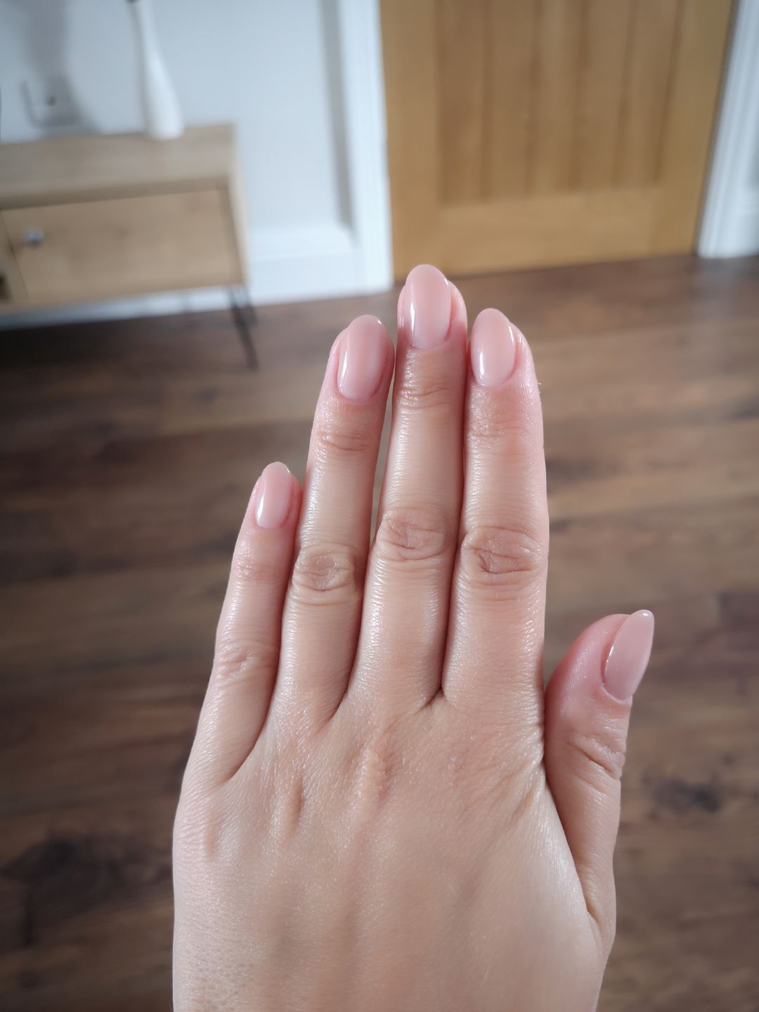 Customer photo review of Semilac Builder Gel Cover Warm Beige 15g