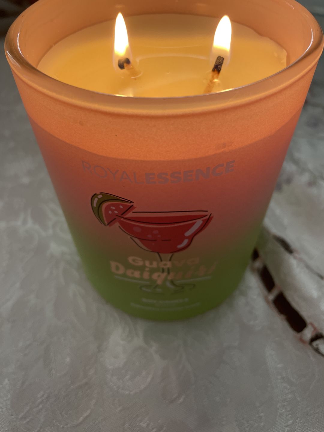 Customer photo review of Guava Daiquiri (Candle)