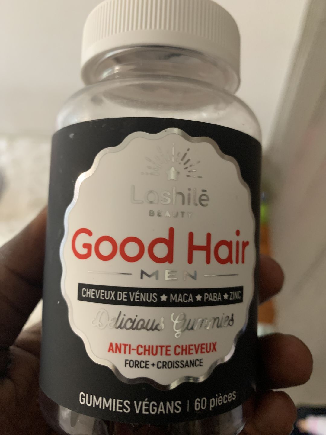 Customer photo review of Good Hair Men Anti-chute homme - 1 mois