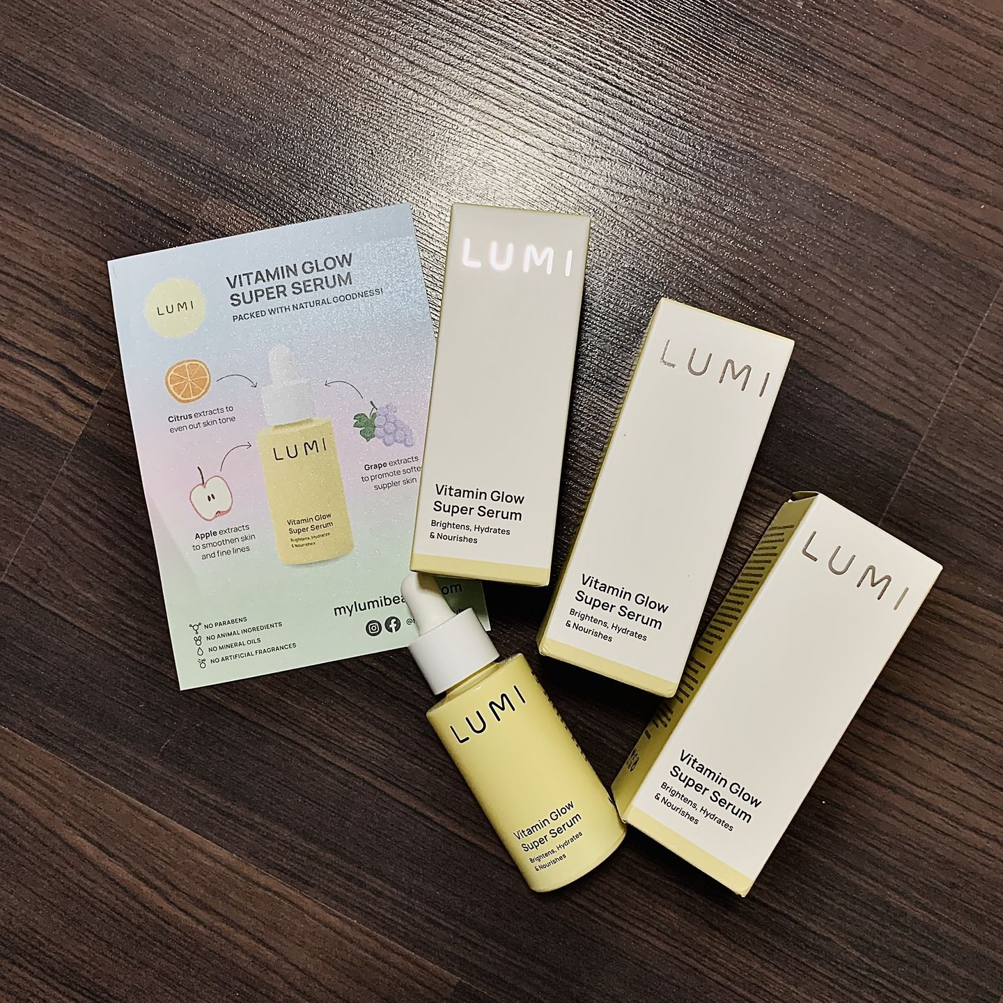 Customer photo review of Vitamin Glow Super Serum