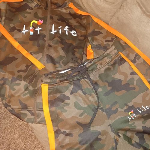 Customer photo review of Camouflage Track Set (Orange)