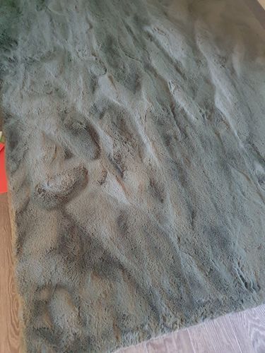 Customer photo review of Covor Pufos Rabbit Verde Ultra-soft 3 cm  Cod RA-013