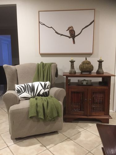 Customer photo review of Laughing Kookaburra - Australian Native Bird Canvas or Art Print