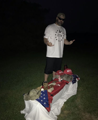 Customer photo review of Deal of the Day - White 1776 Stars Short Sleeve (Unisex)