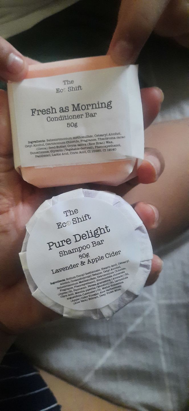 Customer photo review of Pure Delight | Shampoo Bar
