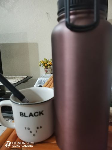 Customer photo review of Metallic Ace Bottle Brass/Pink Mauve 950ml (32oz) 2-Pack Bundle