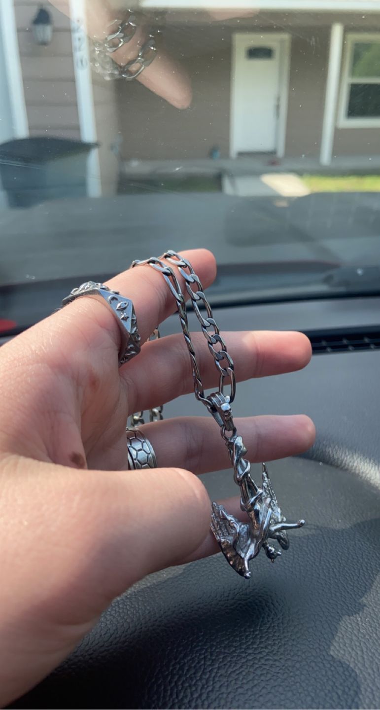 Customer photo review of DEATHWING PENDANT