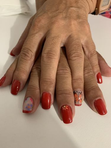 Customer photo review of Gel polish Studios, Top Coat No wipe, 8 ml