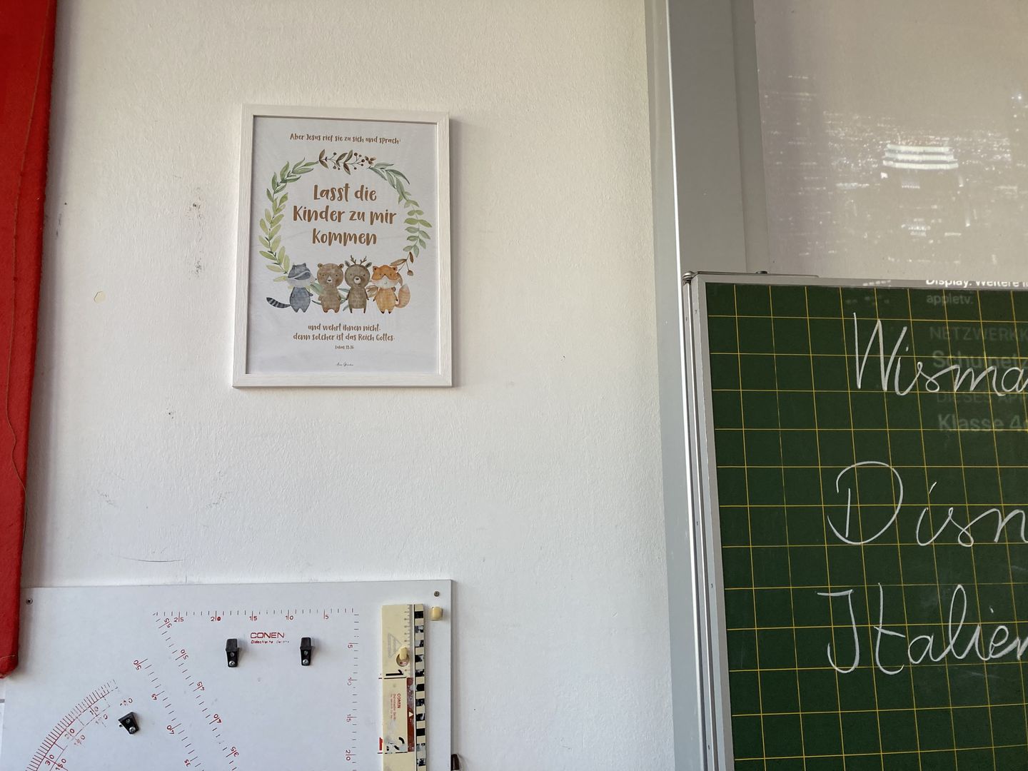 Customer photo review of Poster "Lasst die Kinder zu mir kommen" · A3 / A4 · Bibelvers Deutsch