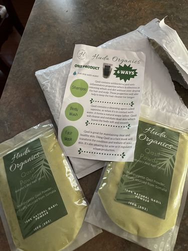 Miriam M. review of Qasil Powder for Hair and Skin, Organic Qasil Powder, Qasil Powder for Face, Pack of 1, 150gm image 1 out of 1