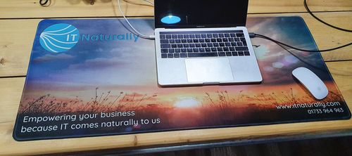 Customer photo review of Custom Gaming Mouse Pad