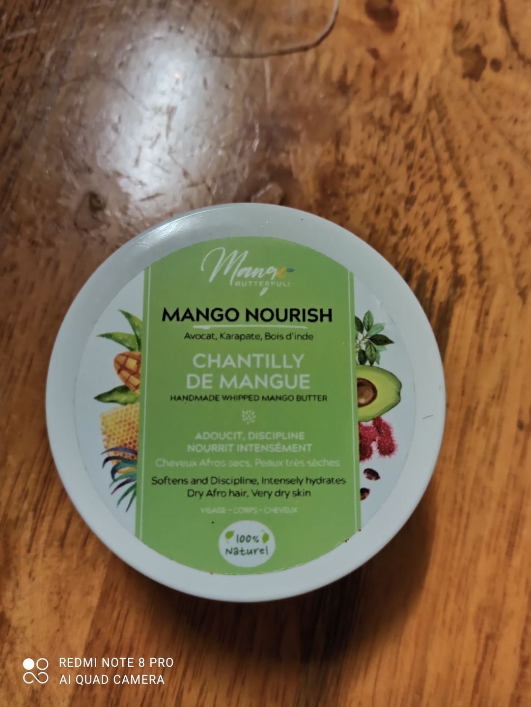 Customer photo review of Chantilly de Mangue NOURISH
