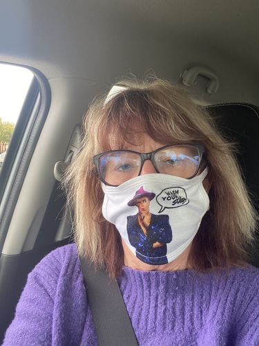 Customer photo review of Wash your Hans Mask