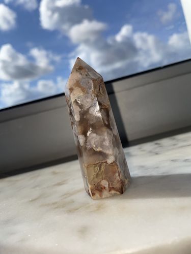 Customer photo review of Flower Agate Tower