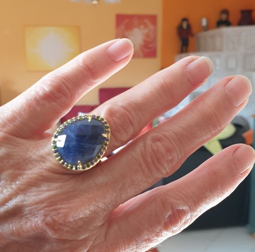 Customer photo review of LUXUS-SODALIT-COCKTAILRING